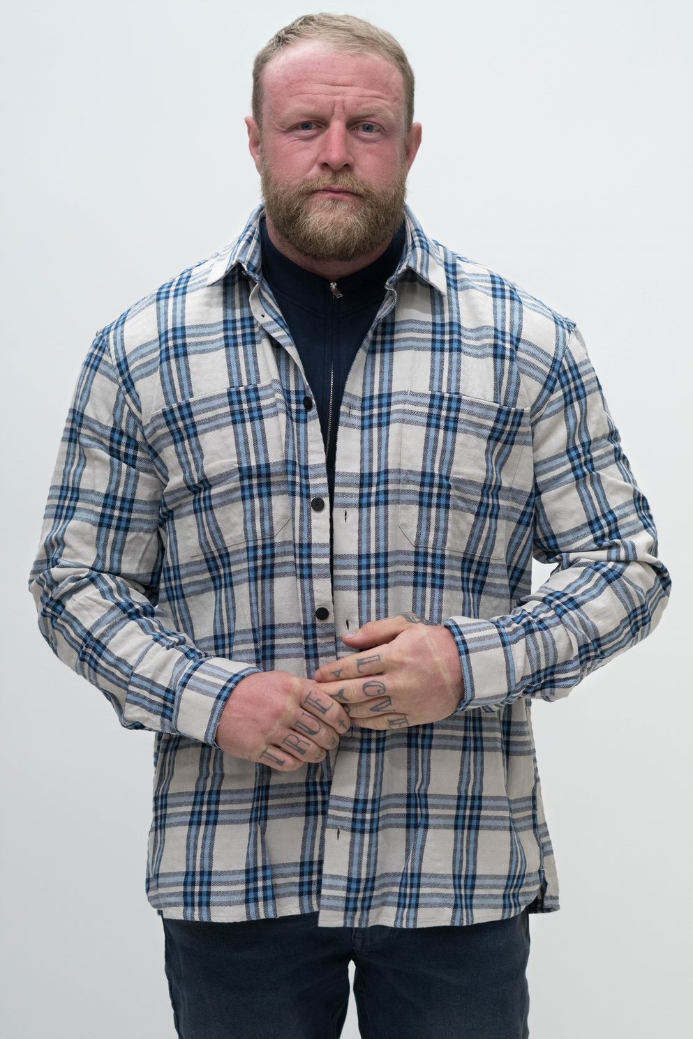 Casual Friday Alvin Sand Checked Overshirt