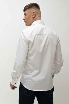 Claudio Lugli White Shirt With Multi-Coloured Buttons