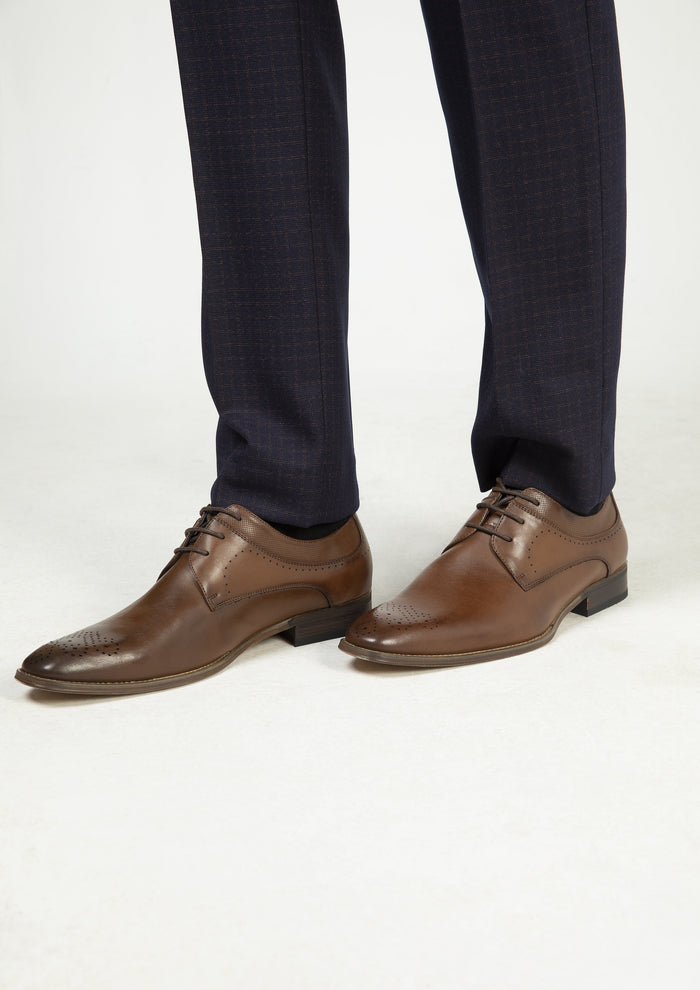 Goor Brown Punched Brogues