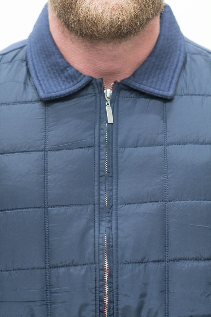 Guide London Navy Quilted Jacket