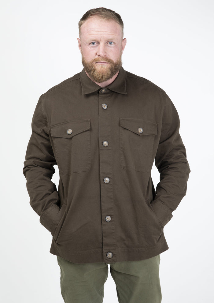 Guide London Olive Overshirt