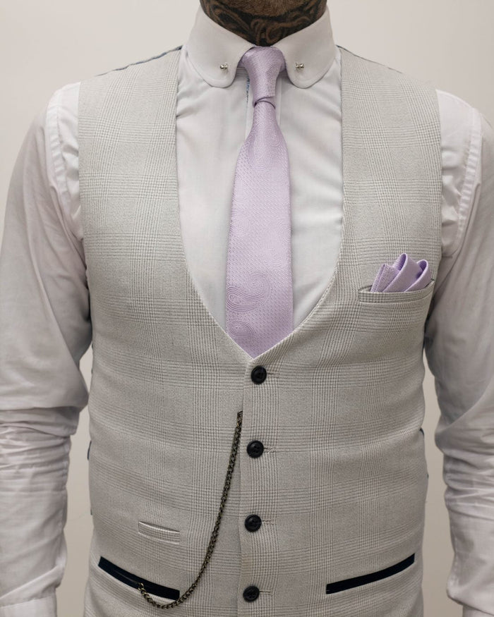Knightsbridge Neckwear Lilac Paisley Tie