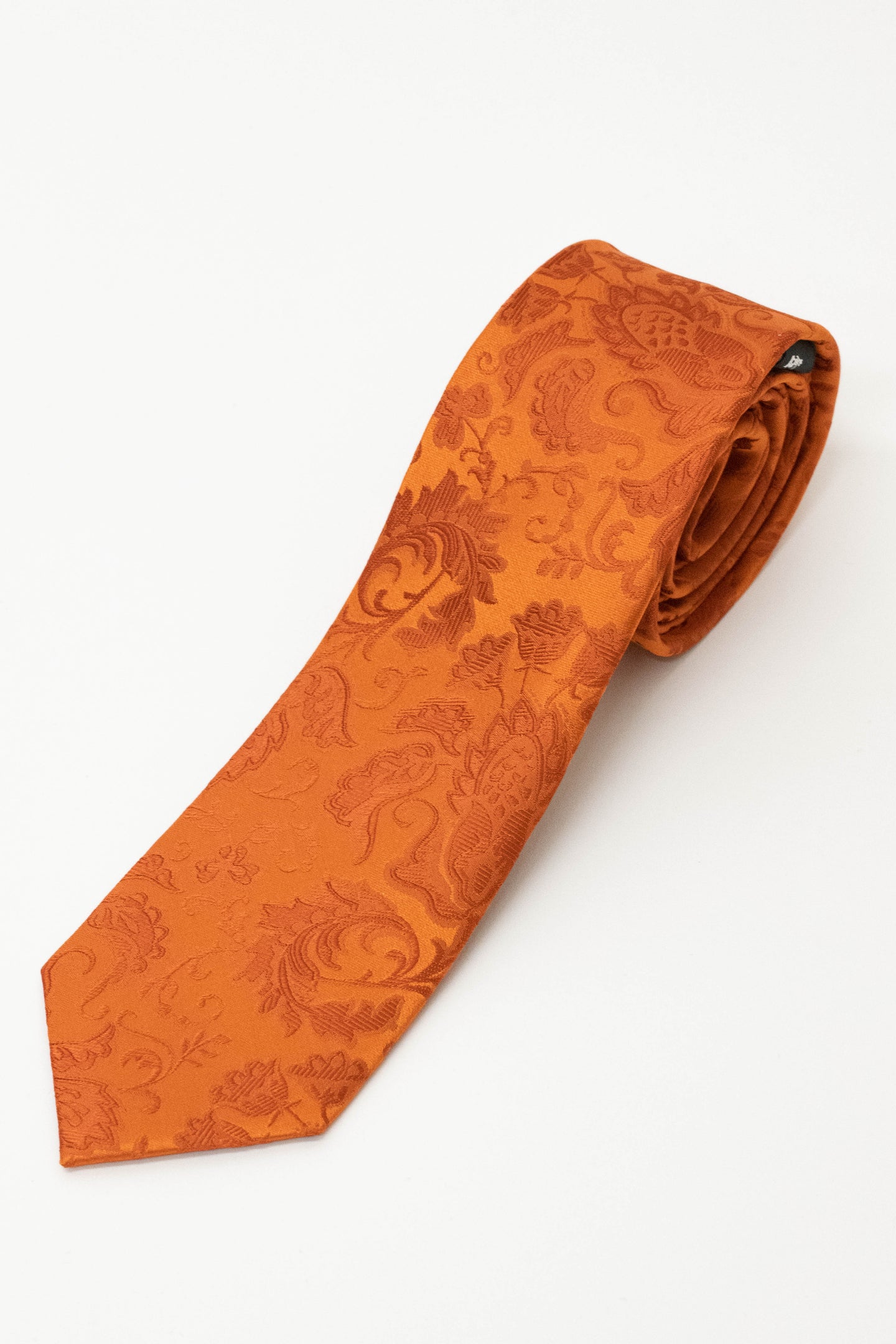 Knightsbridge Neckwear Orange Floral Tie Orange Floral